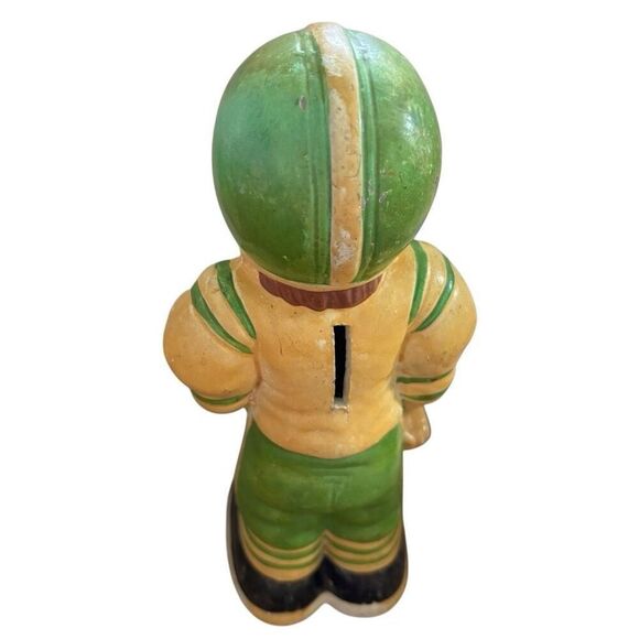 Vintage Ceramic Football Player Bank Taiwan - Picture 8 of 10